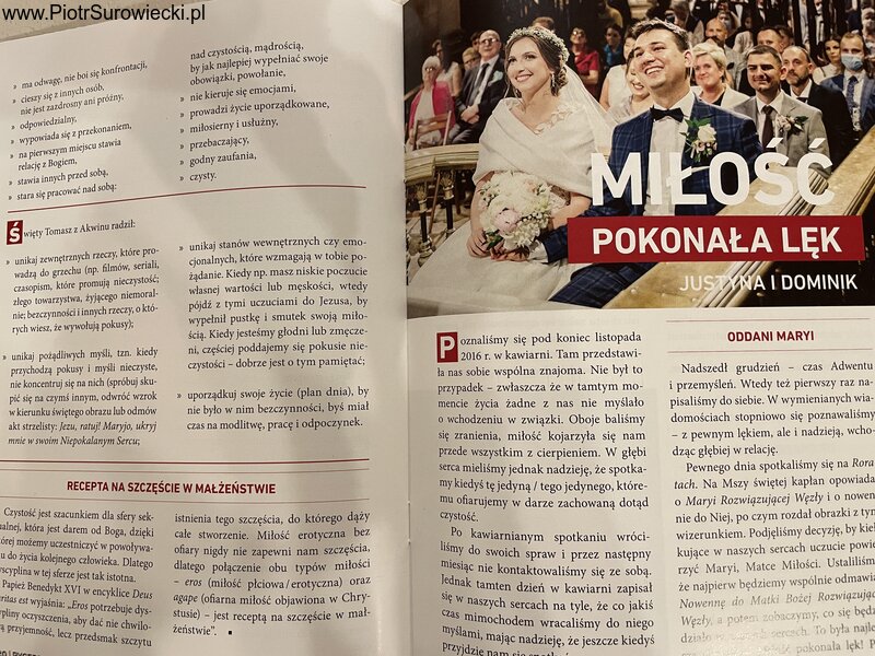 Rycerz Młodych - środek